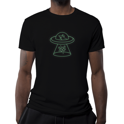 Playera OVNI (Brilla en la oscuridad) Últimas Piezas.